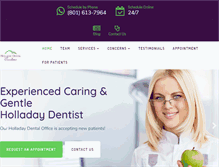 Tablet Screenshot of holladaydentalexcellence.com